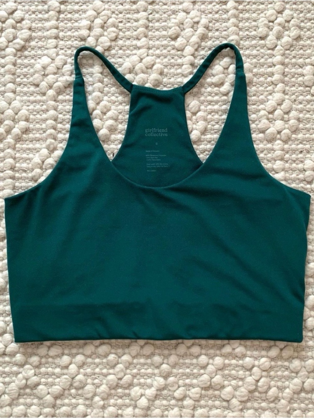 Girlfriend Collective FLOAT Cleo Bra Biome Size S